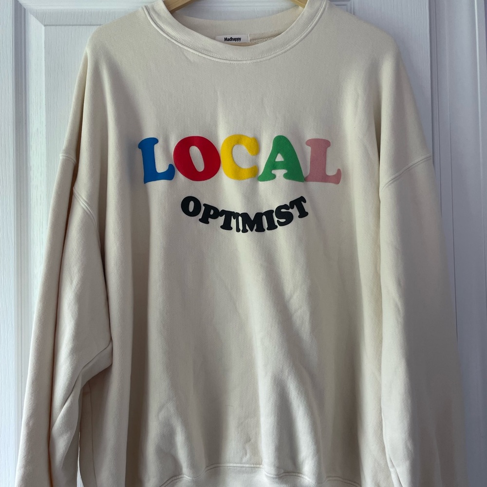 ⭐️SOLD⭐️MADHAPPY Local Optimist Crewneck